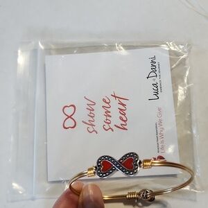 Luca & Danni Share Your Heart Brass Bracelet - NWT